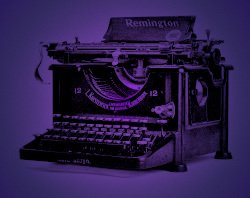 Antique Typewriter Color