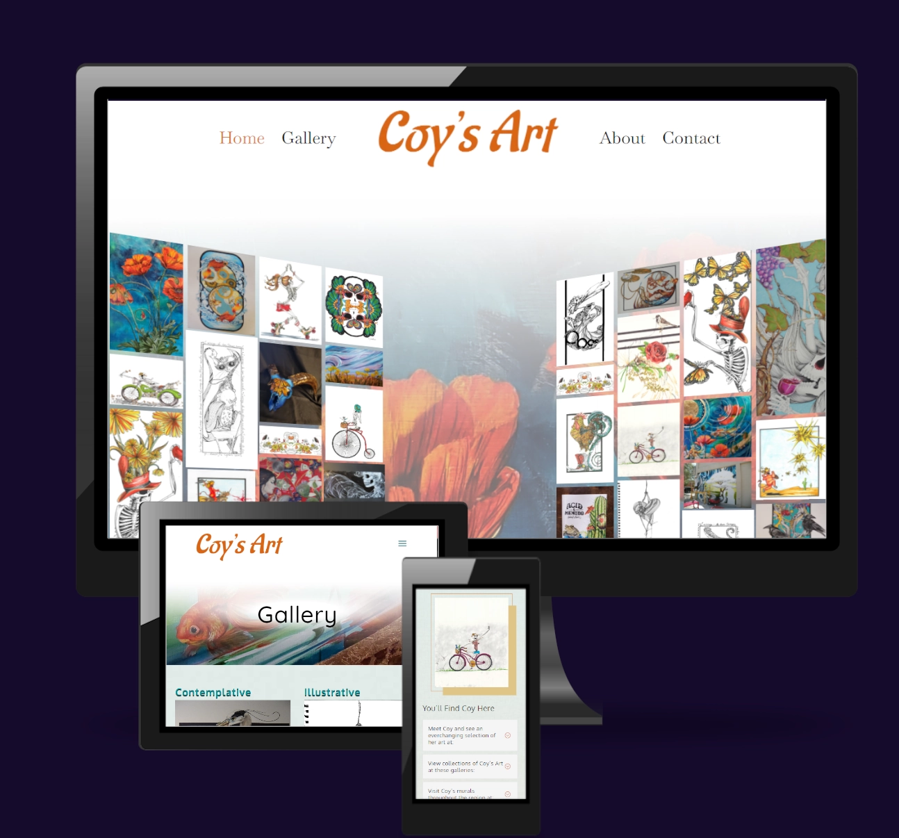 Real Estate Professor new website shown on various devices